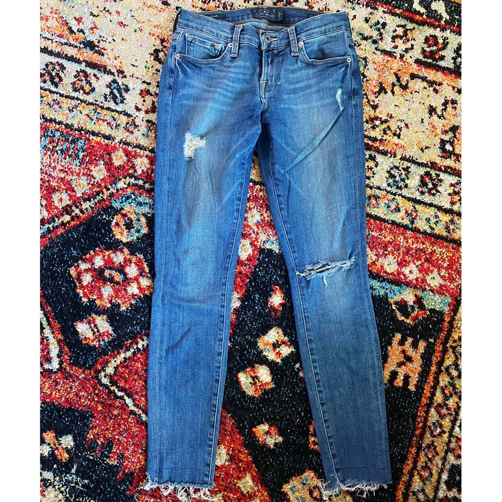 Lucky Brand Low-Rise Charlie Skinny Jeans